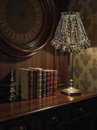 Pleated Leopard Print Tapered Drum Table Lamp Shades Ceiling Lights Pendants Floor Standard Lampshade - Animal Print Fabric Lamp Shades - thumbnail 1