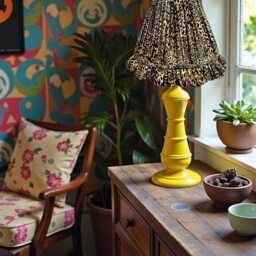 Pleated Leopard Print Tapered Drum Table Lamp Shades Ceiling Lights Pendants Floor Standard Lampshade - Animal Print Fabric Lamp Shades - thumbnail 2