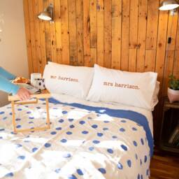 Couples Personalised Surname Mr & Mrs Pillow Case Set - thumbnail 2