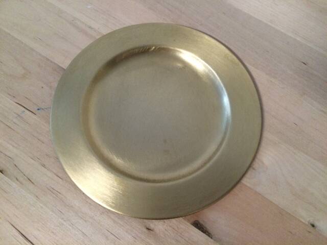 Gold Candle Holder For Candles 8 - 9 cm - image 1