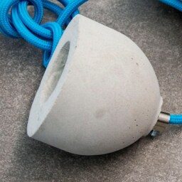 Concrete Ceiling Cup - Rose , For Pendant Light - thumbnail 3