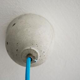 Concrete Ceiling Cup - Rose , For Pendant Light - thumbnail 2