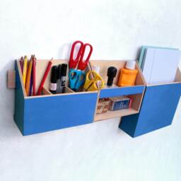 Modern Blue Wall Organizer - thumbnail 2