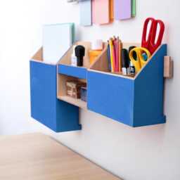 Modern Blue Wall Organizer - thumbnail 4