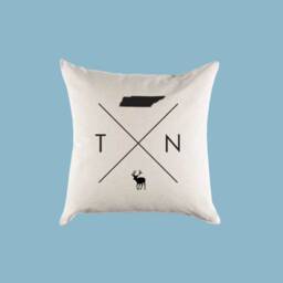Tennessee Tn Home State Canvas Pillow Or Cover - thumbnail 2