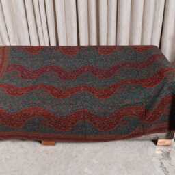 Luxury Boiled Pure Merino Wool Reversible Sofa Or Bed Throws For Ultimate Comfort & Style - Classic Indian Paisley in Multicolour - thumbnail 3