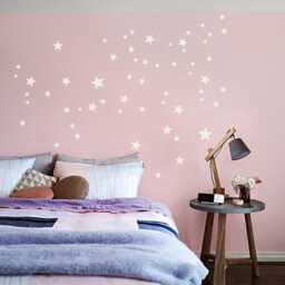 Black Star Wall Decals, Set Of 45 Or 90 Mixed Size Star Decals, 2, 5 Up To 10 cm Sized, Stickers, Kids Room Nursery Decor - thumbnail 2