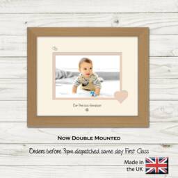 Grandson Photo Frame Our Precious Gift For Mother's Day Landscape 732F Or Portrait 1041F - thumbnail 1