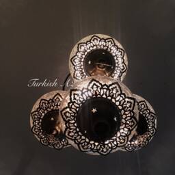 Chandelier With 4 Cracked Globes - Sultan Model , Id148 - thumbnail 3