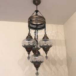 Chandelier With 4 Cracked Globes - Sultan Model , Id148 - thumbnail 4