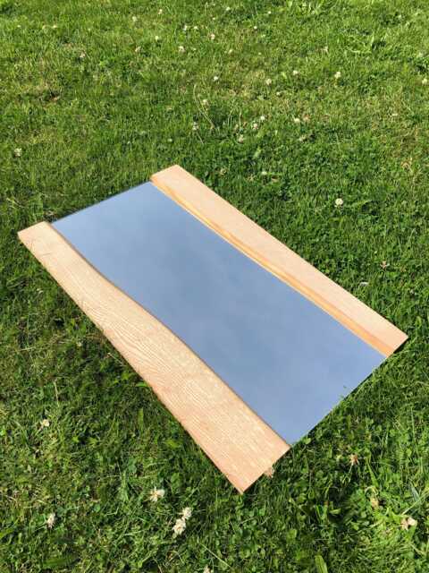 Handmade Wooden Mirror From Scottish Ash - image 1