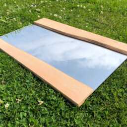 Handmade Wooden Mirror From Scottish Ash - thumbnail 2