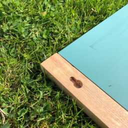 Handmade Wooden Mirror From Scottish Ash - thumbnail 4