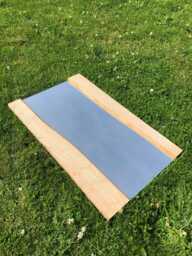 Handmade Wooden Mirror From Scottish Ash - thumbnail 1