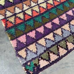Boucherouite Rug/Runner - Approximately 180x104cms - thumbnail 2