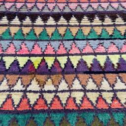 Boucherouite Rug/Runner - Approximately 180x104cms - thumbnail 3