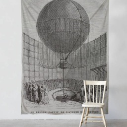 Balloon - Wall Tapestry Tapestry Hangings Wanderlust Bohemian Home Decor Dorm T#77 - thumbnail 2