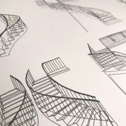 Montreal's Plex Outdoor Stairs/18x24 - thumbnail 3