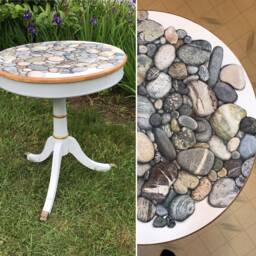 49 Shades Of Gray Stone Table