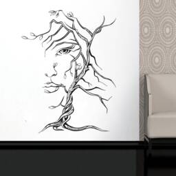 Tree Branch Wall Decal Removable Vinyl Sticker 1250 - thumbnail 1