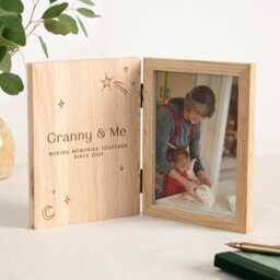 Shooting Star Personalised Wooden Photo Frame - Mother's Day Gift - thumbnail 2