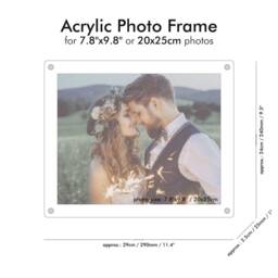 Acrylic Glass Photo Frame 25x20cm Modern Wall Decor - thumbnail 4