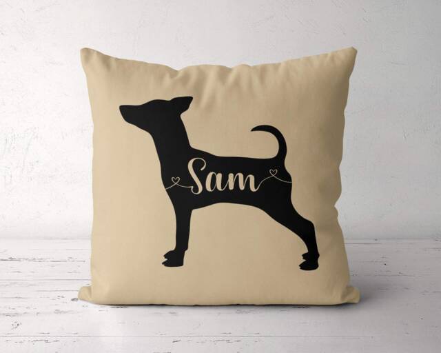 Custom Miniature Pinscher Pillow, Personalized Pillow Case, Min Pin Dog, Christmas Birthday Gift For Lover Owner - image 1