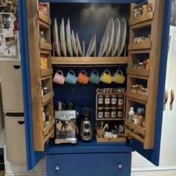 Felix Handcrafted Pantry Larder Coffee Station - Custom Colour Choice - thumbnail 2