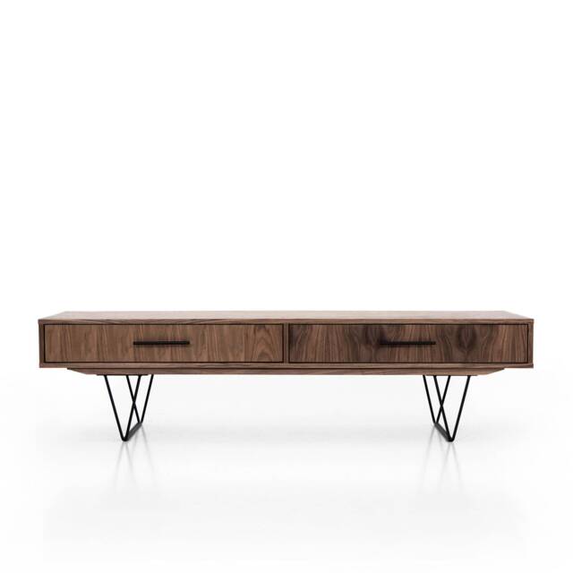 Mid-Century Sideboard, Dresser, Commode, Credenza Made Of Walnut Vaneer - Livlo O-L02 - image 1