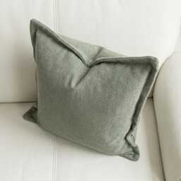 Extra Large 60 X cm Cushions Square Living Room Scatter Decorative Cushion Minimalist Plain Green - thumbnail 2