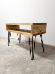 Reclaimed Tv Unit, Contemporary & Rustic With Hairpin Legs - thumbnail 1