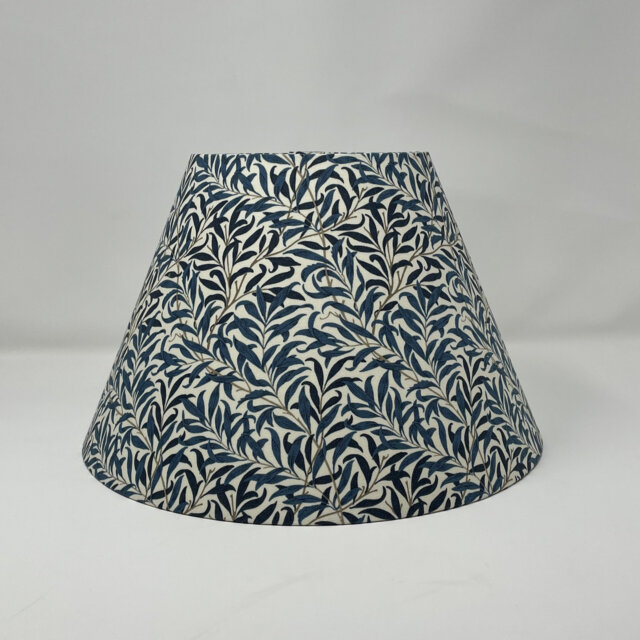 Willow Bough - Small Print Coolie Lampshade Navy in A William Morris Design - image 1