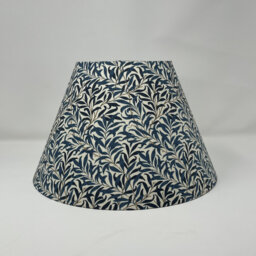 Willow Bough - Small Print Coolie Lampshade Navy in A William Morris Design - thumbnail 1
