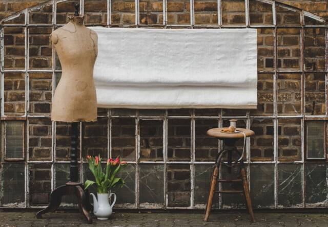 Rollo Ada- Linen- Roman Blind - Made To Measure - image 1