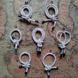 Sailor Knot Shadow Frame, Nautical Knot, Framed Nautical Knots, Wall Decor 5.9x4.33Inch - thumbnail 3