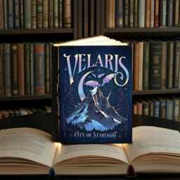 Velaris City Of Starlight Book Lamp, Acotar Folding Led Light, Fantasy Decor, Sarah J Maas Fan Decor Gift - thumbnail 3
