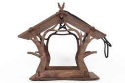 Birdfeeder Wood Bird House Garden Feeder Rustic Birdhouse