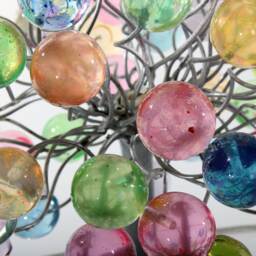Bedside Lamp, Modern Table Lamp With Pastel Color Bubbles, Unique Table Lamp, Colorful Bubbles Light For Desk Or Bedside Table - thumbnail 2