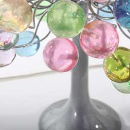 Bedside Lamp, Modern Table Lamp With Pastel Color Bubbles, Unique Table Lamp, Colorful Bubbles Light For Desk Or Bedside Table - thumbnail 3