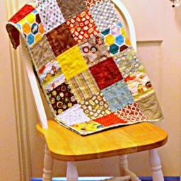 Airplane Baby Quilt Riley Blake Patchwork Crib Blanket, Play Mat - 35 - thumbnail 3