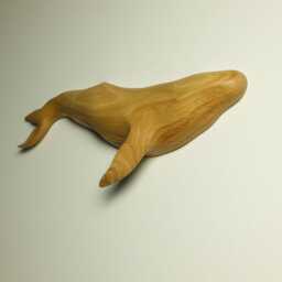 Wooden Whale Sculpture - Wall_21 - thumbnail 3