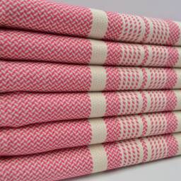 "Turkish Towel, Fuchsia Towel, Turkish Peshtemal, 40""x70" - thumbnail 3