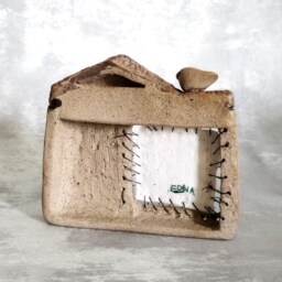 Romantic Wall Hanging, Ceramic Art With Embroidery, Unique Decor For The Home, Ceramics & Pottery, Decor - thumbnail 4