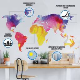 Banksy Wall Decal Thinking Monkey Art Sticker - Dj Chimp The Thinker Gorilla With Headphones Home Decals Street Graffiti Mural Print - thumbnail 3