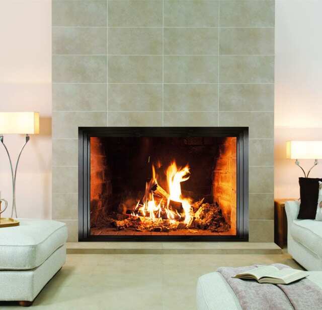 Fireplace Wall Decal, Peel & Stick Mural - image 1