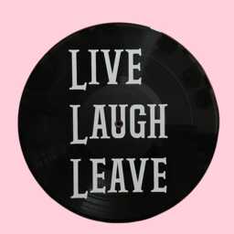 Live Laugh Leave Record Wall Art, Gothic, Music Lover, Gift, Vinyl, Tattoo Style, Retro Decor - thumbnail 2