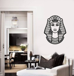 Egyptian Queen Vinyl Wall Decal Ancient World Egypt Beautiful Woman Stickers Mural - #2624Di - thumbnail 1