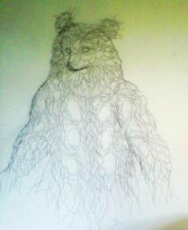 Bear Spirit Wire Sculpture 24 - thumbnail 3