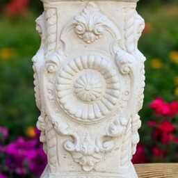 Concrete Decorative Column Statue Stone Pillar Figurine Cement Garden Ornament Classic Architectural Sculpture Outdoor Yard Decor Gift - thumbnail 2