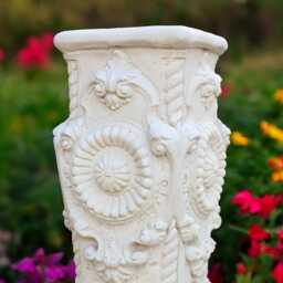 Concrete Decorative Column Statue Stone Pillar Figurine Cement Garden Ornament Classic Architectural Sculpture Outdoor Yard Decor Gift - thumbnail 4